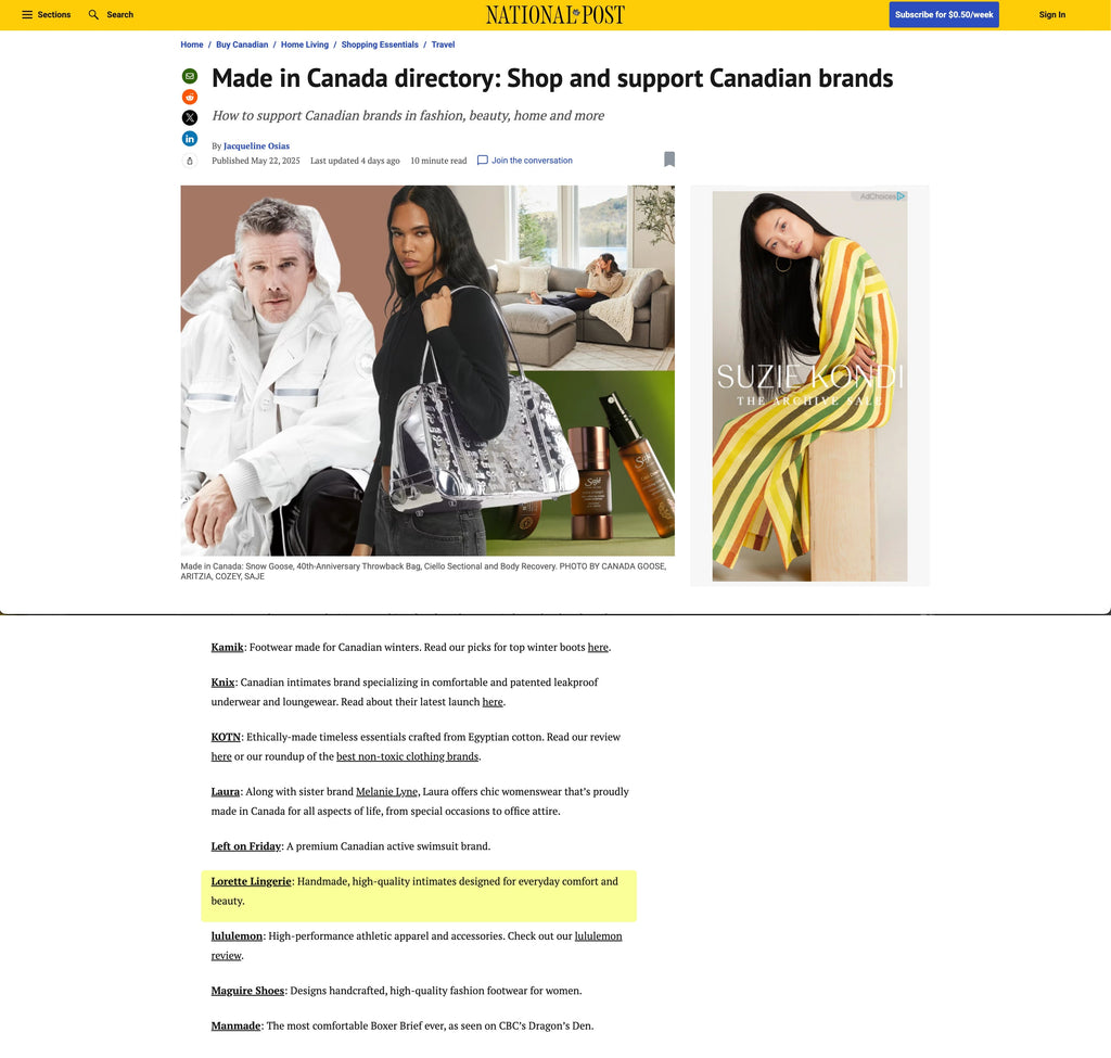 National Post - Made in Canada Directory