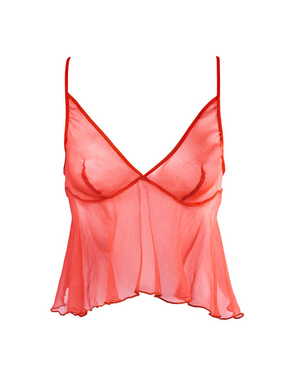 Folie Silk Camisole - Guava