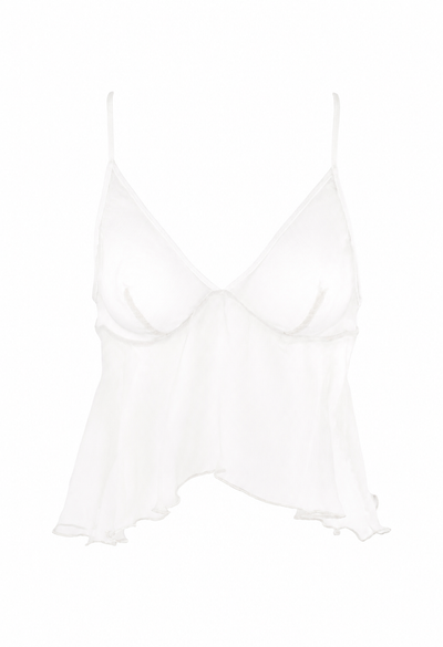Folie Silk Camisole - White